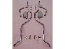 Dual Exhaust System Aluminized 2-1 & 2 Big Block 348ci & 409ci With Quickflow Mufflers (60-64 Biscayne; 60-64 Impala)
