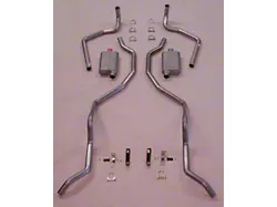 1960-1964 Chevy Dual Exhaust System Aluminized 2-1 & 2 Big Block 348ci & 409ci With Quickflow Mufflers