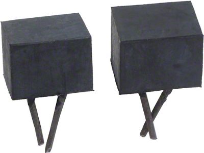 OPR 1960-1964 Ford And Mercury Tailgate Bumpers, Black Rubber