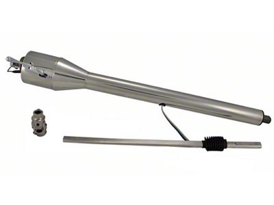 1960-1966 Chevy-GMC Truck Tilt Steering Column, Floor Shift, Manual Steering-Polished Finish, Flaming River