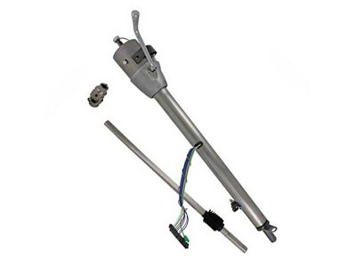 1960-1966 Chevy-GMC Truck Tilt Steering Column, Column Shift, Power Steering-Late Box, Natural Finish, Flaming River