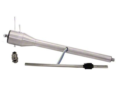 1960-1966 Chevy-GMC Truck Tilt Steering Column, Floor Shift, Manual Steering-Natural Finish, Flaming River