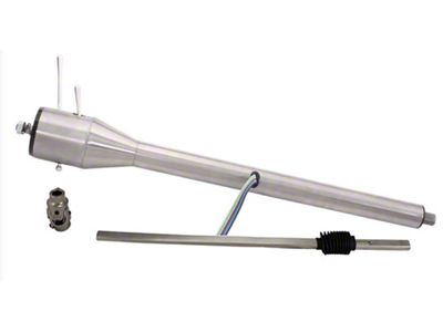 1960-1966 Chevy-GMC Truck Tilt Steering Column, Floor Shift, Power Steering-Early Box, Natural Finish, Flaming River