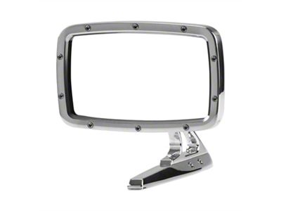 1960-1974 Muscle Car Rectangular Door Mirror Matte/Polished