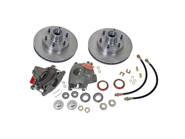 1960-1987 Chevy-GMC Truck Disc Brake Kit For Drop Spindles, Front, 6x5.5
