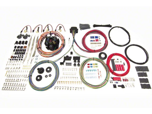1960-1987 Chevy-GMC Truck Painless Pro-Series 23 Circuit Harness , With Keyed Column