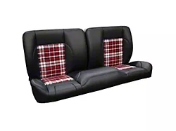 1960-1987 Chevy-GMC Truck TMI Split Back Sport Bench Seat With Plaid Insert, Wide-60