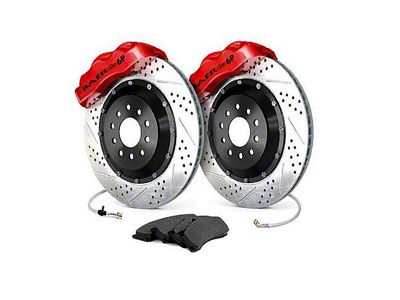 1960-1987 GM C10-C15 Pick Up Baer Brakes 14 Rear Pro+ Brake System With Red Calipers, 6 Lug