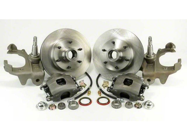 1960-62 Chevy-GMC Truck Legend Series Front Disc Brake Kit-Front Wheel, 6-Lug- 2 Drop Spindles