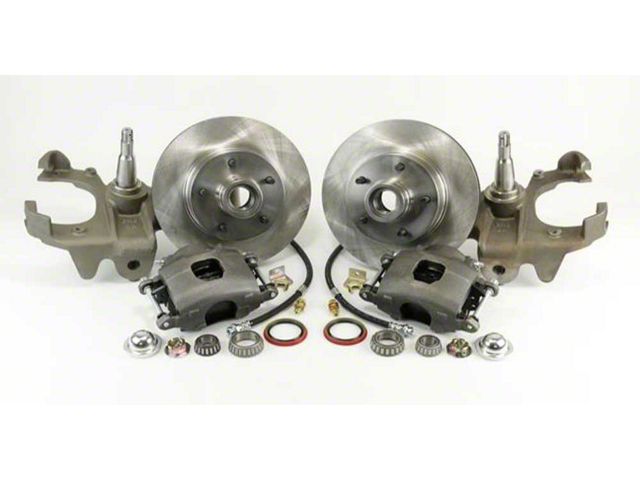 1960-62 Chevy-GMC Truck Legend Series Front Disc Brake Kit-Front Wheel With Stock Spindles, 5 x 5 Bolt Circle
