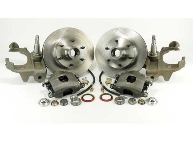 1960-62 Chevy-GMC Truck Legend Series Front Disc Brake Kit-Front Wheel, 6-Lug- Stock Spindles