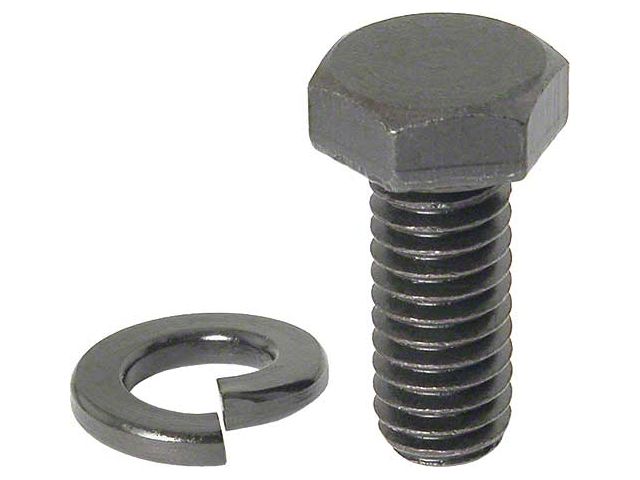 Bolt & Lock Washer Set/ For Block Vent Cover (292/312 V8 On Left Side Of Block)