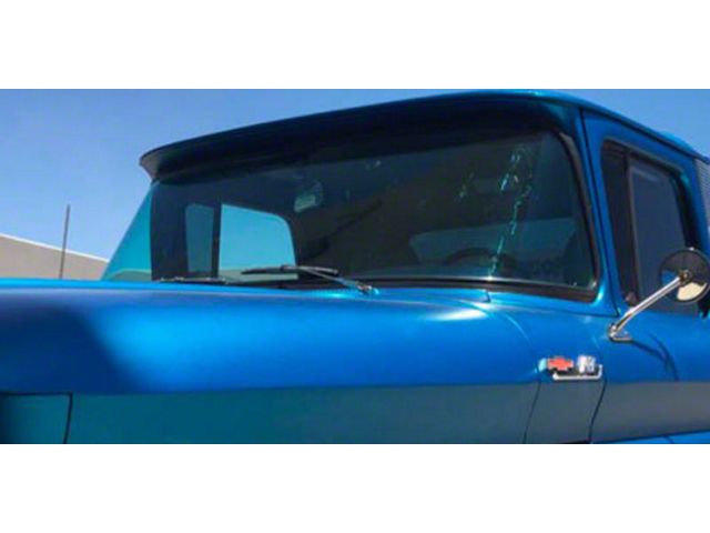 1960-63 Chevy Truck Windshield, Smoke Gray Tint Without Shade Band