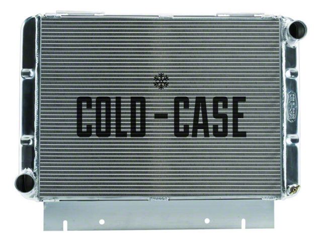 1960-63 Ford Galaxie FE or Y-Block Cold Case Aluminum Radiator, Big 2 Row Crossflow, Manual Transmission