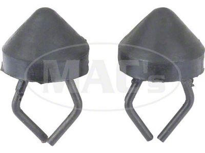 1960-65 Ford Ranchero Door Bumpers - 7/16 High - On Door Jamb & Lower Rear Part Of Door