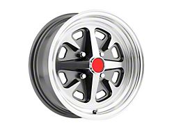 1960-70 Falcon 15 X 6 Legendary Magnum 400 Charcoal Wheel-4 Backspace