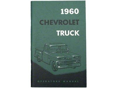 1960 Chevy Truck Owners Manual