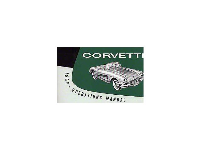 1960 Corvette Owners Manual (Convertible)