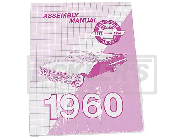 1960 Chevy Passenger Car Factory Assembly Manual