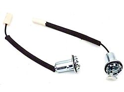 License Lamp Harness Wire & Socket (1960 El Camino)