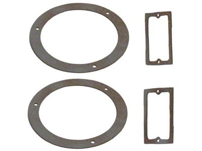 1960 Ford Falcon Lens Gasket Set, Tail And Parking