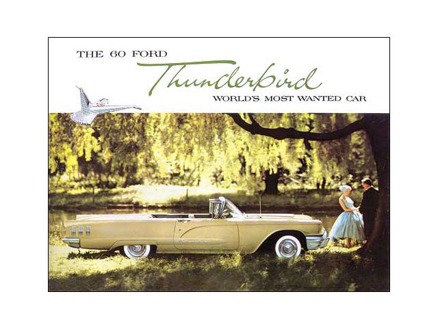 1960 Ford T Bird Sales Brochure