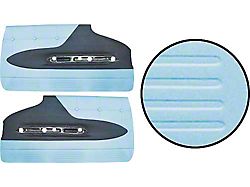 1960 Ford Thunderbird Door Trim Panels, Dark Blue 15 & Light Blue 16, Trim Code 52