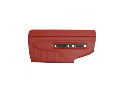 1960 Ford Thunderbird Door Trim Panels, Red 14, Trim Code 85