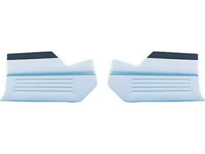 1960 Ford Thunderbird Interior Kick Panels, 2 Tone Blue, Coupe