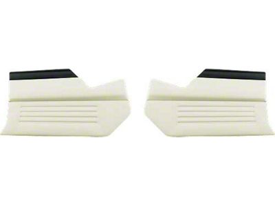 1960 Ford Thunderbird Interior Kick Panels, Black And White, Coupe