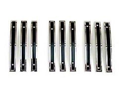 1960 Ford Thunderbird Quarter Panel Ornaments, Vertical Bars, Early Style With Holes