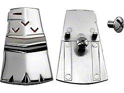 Trunk Lock Key Hole Cover, Chrome, Coupe (1960 Ford Thunderbird)
