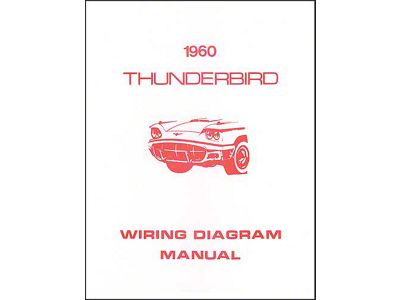 1960 Thunderbird Wiring Diagram Manual, 6 Pages