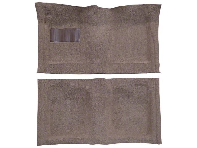 1961-1962 Biscayne 2DR Sedan Complete Carpet, Molded w/ Mass Backing Auto Trans Tuxedo Material