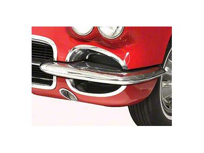 1961-1962 Corvette Bumper, Front, Left (Convertible)