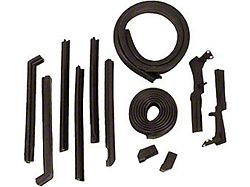 1961-1962 Corvette Convertible Top Complete Weatherstrip Kit (Convertible)