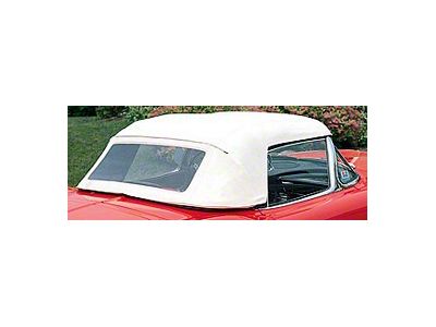 Convertible Top, White, 1961-1962 (Convertible)