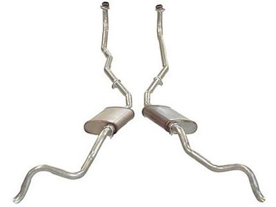 1961-1962 Corvette Exhaust System Aluminized With 1 x 4-Barrel Carburetor And Low Horsepower (Convertible)