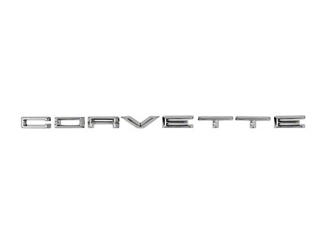 1961-1962 Corvette Front Emblem Letter Unit (Convertible)