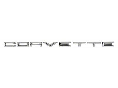 1961-1962 Corvette Front Emblem Letter Unit (Convertible)