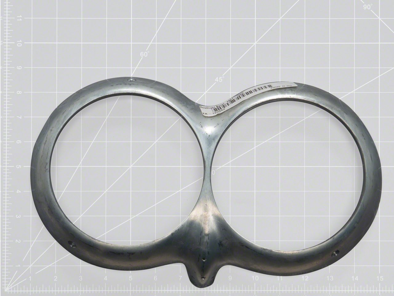 彫金ヘッド Ecklers Headlight Bezel, 1961-1962 (Convertible)