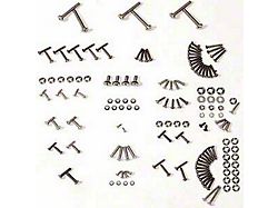 Interior Screw Set, 1961-1962 (Convertible)