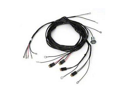 1961-1962 Corvette Rear Body And Lights Wiring Harness (Convertible)