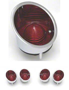Ecklers Taillight Assembly Set, 1961-1962 (Convertible)
