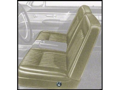 1961-1962 Ford Thunderbird Front Bucket Seat Covers, Vinyl, Light Beige Pearl White 26, Trim Code 54