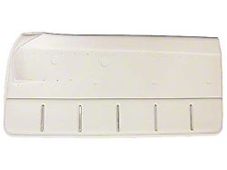 1961-1962 Ford Thunderbird Door Trim Panels, White, Vinyl Covered, No Armrests To Early 1962