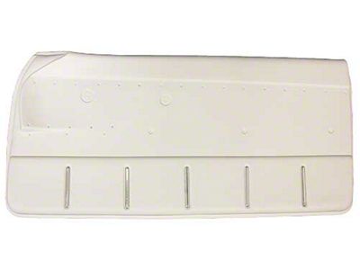 1961-1962 Ford Thunderbird Door Trim Panels, White, Vinyl Covered, No Armrests To Early 1962