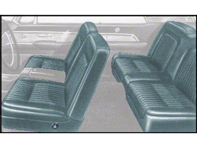 1961-1962 Thunderbird Front Bucket/Rear Bench Vinyl Seat Covers