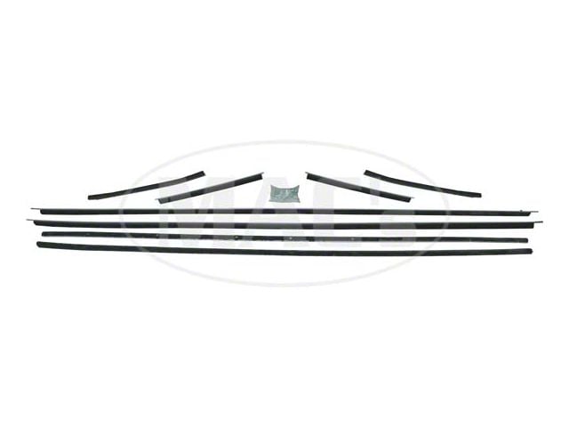 Belt Weatherstrip Kit/ 8pcs/ 61-63 T-bird Coupe