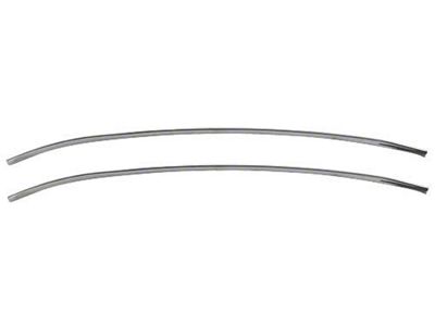 1961-1963 Ford Thunderbird Door Edge Guards, Stainless Steel